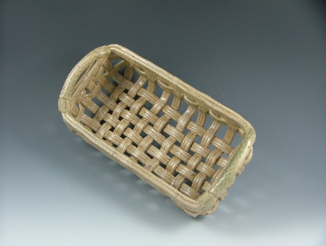 Oblong Clay Basket