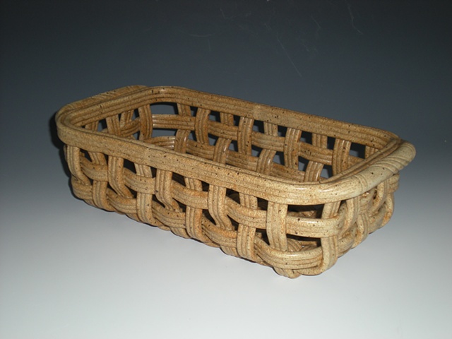 Clay Basket - Raw Sienna Glaze