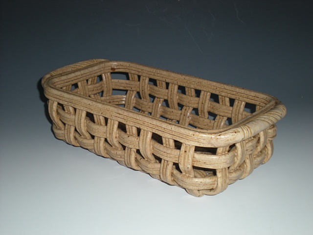 Clay Basket - Oatmeal Glaze