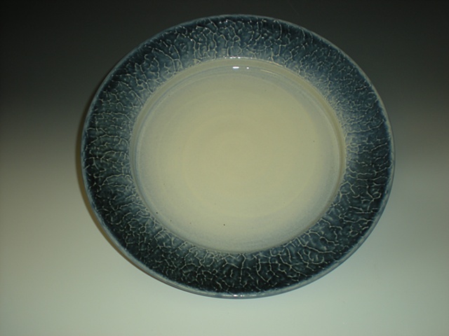 Platter with Textured Rim
