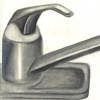 Sketch of a sink faucet