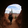 Through the cave