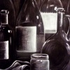 Glass bottles Still life
