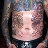 Dragon and snake on the riblets of Jacoby Shaddix of Papa Roach, in progress. Started during my most recent trip to California.