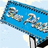 blue plate