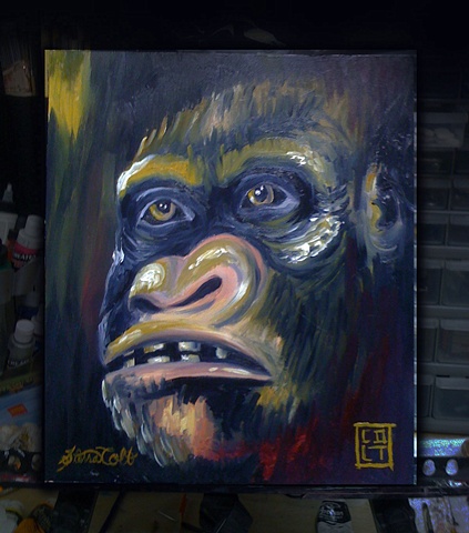 "The Gorilla" from my animal expressional series