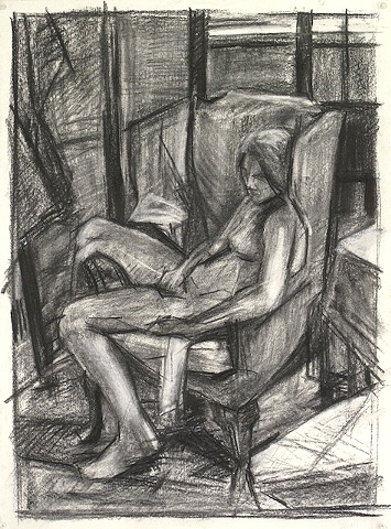 seated model