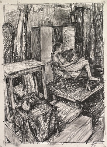 seated model