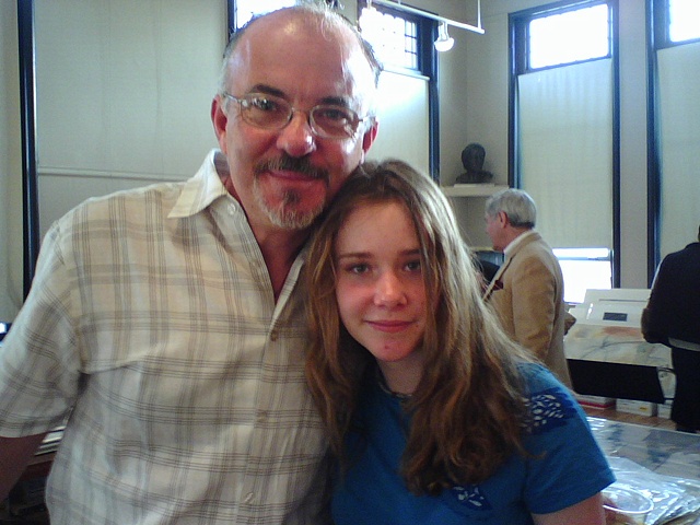 Andy Sweet and Hillary Bell at the Dale Chisman's Students Group Show, 2007
