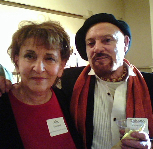 Fellow Artists, Alix Evendorff & Roberto at Dale Chisman's Students Group Show 2007