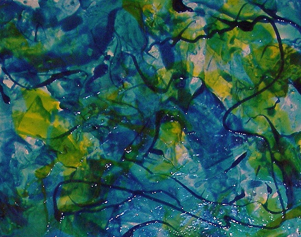 Sea Garden V, VI Diptych  - SOLD