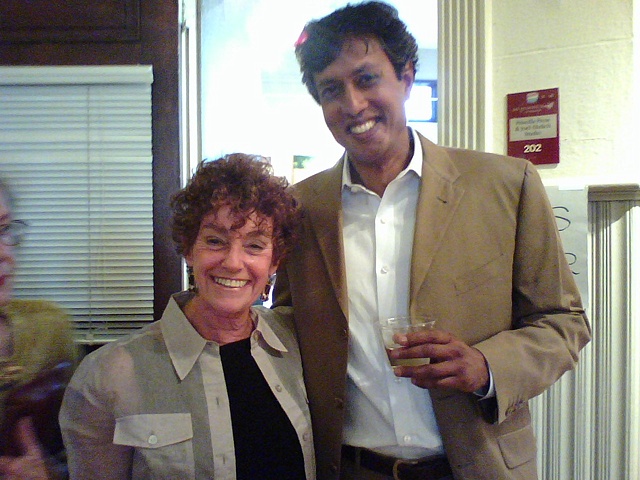 Leona Salazar, Art Students League of Denver, Executive Director, and friend at  Dale Chisman's Students Group Show 2007