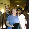Fellow artist, Marilyn, and her family
