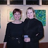 Ashley Brown with the artist