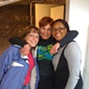 Gabrielle, the artist, and Niesha