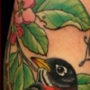 Robin/Apple Blossoms Tattoo