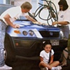 Family With SUV