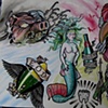 ACRYLIC ON ARCHES " TATTOO ZOO "