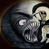 OIL ON CANVAS " THE DARK TOOTH "