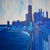 chicago in blue