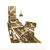 Duane Smith, sketch for image of Atlantic Yards restored as a functional train station 