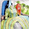 Work in Progress photo of the 125th KCAI Gala dress in the Kansas City Star!