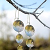 silver earrings