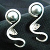 custom Tahitian pearl earrings