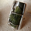#80, untitled moldavite ring