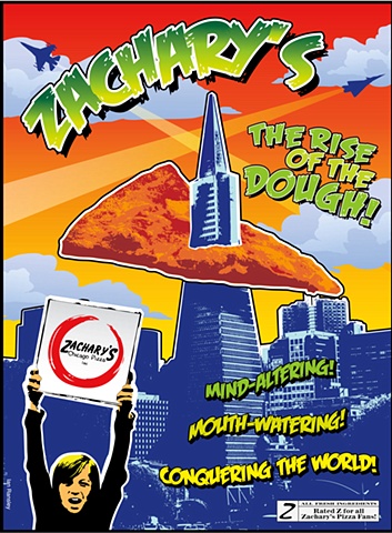Zachary's Pizza Poster