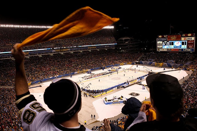 2011 NHL Winter Classic played in Pittsburgh, PA on Jan. 1, 2011