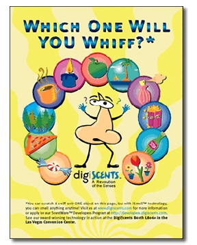 DigiScents scented Advertisement