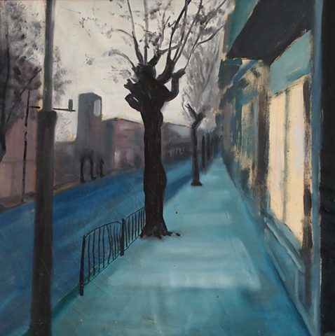 Expressionist Street Scene
H. Berlewi (Poland)