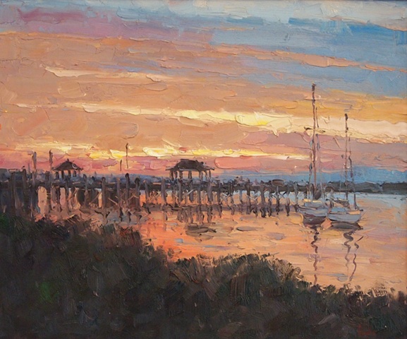 Boats at Sunset
Artist Unknown