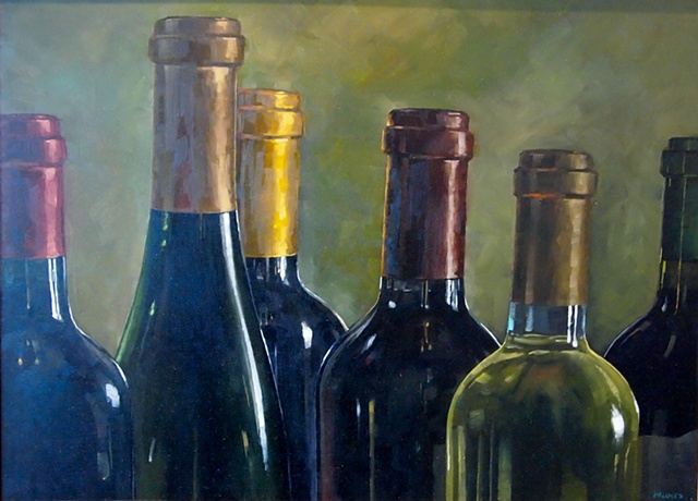wine bottles