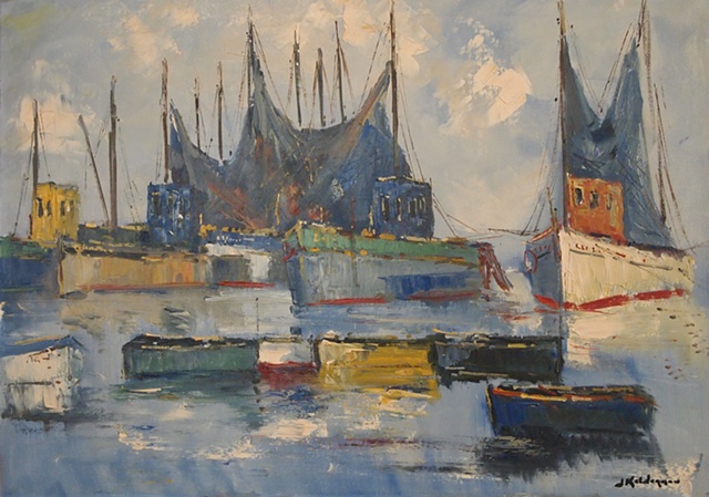 Harbor Scene
Jan Kelderman (Netherlands)