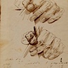 Study of Hands, 1700's
School of Tiepolo (Italy)
