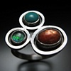 Santa Fe Sunset Collage Ring
