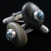 Pebble Cuff Links