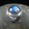 Large Pebble Rings with Rainbow Moonstone