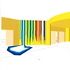 Percent for Art Proposal Drawing- Waterfall with Puddle