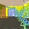 Percent for Art Proposal Drawing- Blue boxes opposite view 