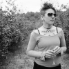 in the apple orchard