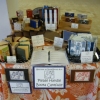 Orangy table at Artomatic!