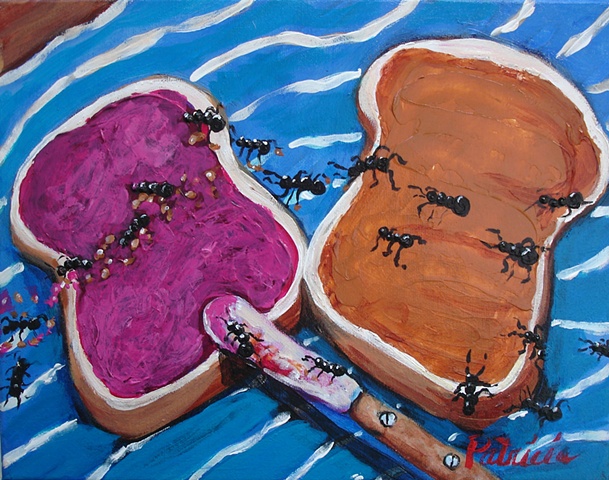Peanut Butter and Jelly complete with Florida ants.
