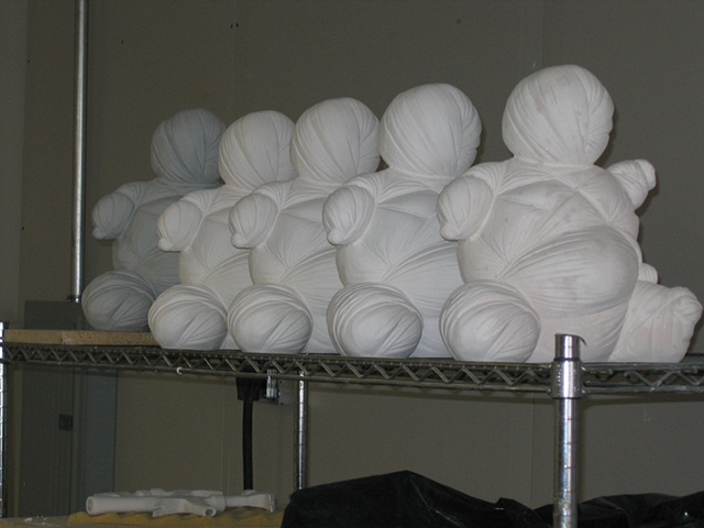Castings Awaiting Kiln Firing