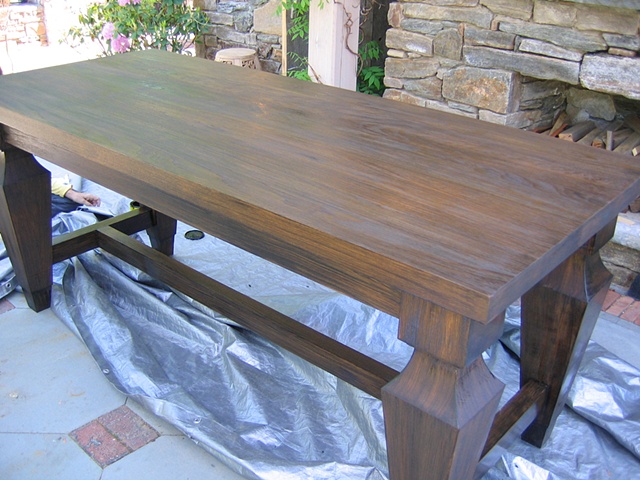 Refinished Teak Table