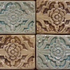 Recreated Tiles from carved teak from India