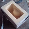 Rubber mold ready for use.