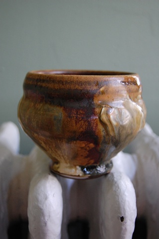 rugged russet teabowl